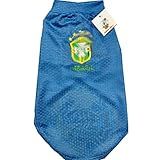 Roupa Pet Seleção Brasileira Dry Fit Macho E Unissex 8 Azul 