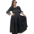Roupa Pombagira Renda Preta Saia Bata Preta