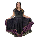 Roupa Pombagira Roxa Luxo