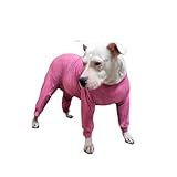 Roupa Pós Cirúrgica Pet Para Castração De Cachorro Macho E Fêmea - Vermelho Verde Rosa Roxo Azul -Rosa- 6-
