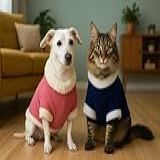 Roupa Quentinha Cachorro Inverno Gato Modelo Ovelha P 00