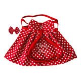 Roupa Roupinha Pet Cachorro Gato Vestido Com Lacinho P M G