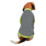 Roupa Roupinha Pet Camiseta Verão Neon Com Proteção Uv Gg