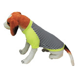 Roupa Roupinha Pet Camiseta Verão Neon Com Proteção Uv P
