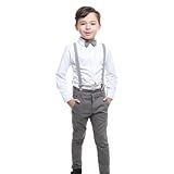 Roupa Social Infantil Masculino Casamento Pajem Batizad C001 Cinza Chumbo 8 