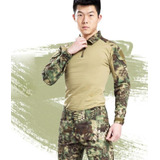 Roupa Tática Masculina De Caça Camuflada G3 Shirt Combat T