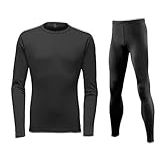 Roupa Térmica Segunda Pele ExtremeThermo Frio Intenso Conjunto Calça Blusa Tudo Flanelado Aquecimento Máximo P Preto 