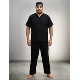 Roupa Umbanda Candomblé Masculino Oxford Ração Bata Calça