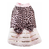 Roupa Vestido Oncinha De Tactel Para Frio Cachorro Pet