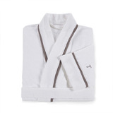Roupão Bordado Trussardi Maelle Feminino 100 Algodão Branco