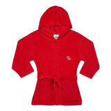 Roupão Com Capuz Infantil Atoalhado Praia Piscina