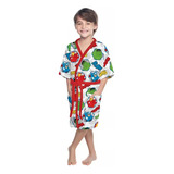 Roupao Felpudo Infantil Quimono
