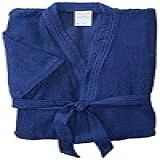 Roupão Felpudo Lepper Malibú Marinho Médio Pacote De 1 Algodão Tradicional