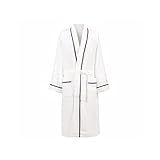 Roupão Feminino Branco Maelle GG 100 Algodão Trussardi