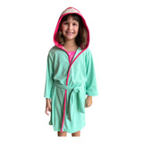 Roupão Infantil Atoalhado Premium Algodão Natação Piscina