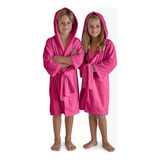 Roupão Infantil Microfibra Menino E Menina Com Capuz Inverno