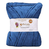 Roupão Plush Microfibra Feminino Macio 180g m Frete Full