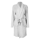 Roupão Robe Plush Fleece Microfibra Adulto Unissex