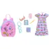 Roupas Da Barbie, Bolsa De Luxo Com Clipe Com Roupa Escolar