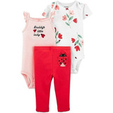 Roupas De Bebê Conjunto Menina Carters Com Body