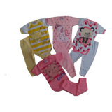 Roupas De Bebê Menina Lote Com 4 Conjuntos Body calça Barato