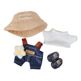 Roupas De Boneca De Pelúcia De 17 Cm Conjunto De 5 Peças