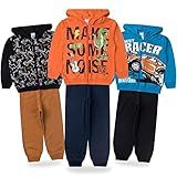 Roupas De Moletons Inverno Infantil E Juvenil 3 Conjuntos De Menino Masculino Com Ziper Tamanho 8