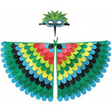 Roupas De Pássaros Para Crianças Com Capa De Asas Coloridas