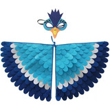 Roupas De Pássaros Para Crianças Com Capa De Asas Coloridas