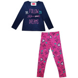 Roupas Femininas Kit Com 4 Conjunto Infantil Menina Juvenil