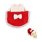 Roupas Para Hamster Colete Para Caminhadas Ao Ar Livre Com Linda Laço Mini Roupas Para Animais Estimação Fofas Para Porquinho Da Índia Esquilo Hamster Filhotes Sillervan