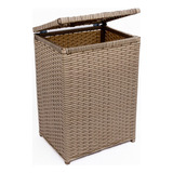 Roupeiro Cesto Roupa Suja Caixa Organizadora 45lts 40x25x55