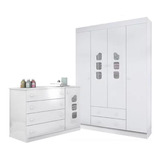 Roupeiro Guarda Roupa Infantil Cômoda Para Quarto Oferta
