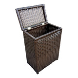 Roupeiro Sintético Cesto Organizador P roupa Suja 40x25x55