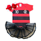 Roupinha De Neném Cosplay Mesversário Flamengo