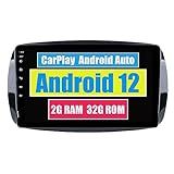 RoverOne Central Multimídia Para Mercedes Benz Smart Fortwo 2016 2017 2018 Com CarPlay Android Auto Navegação GPS Bluetooth Radio Estéreo WiFi