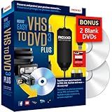Roxio Easy VHS Para DVD 3 Plus - VHS- Hi8- V8 Conversor De Vídeo Para DVD Ou Digital - 2 DVDs Bônus Exclusivos Da Amazon -Windows-