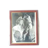 Roy Rogers Fotografia De Cinema Antiga 28x23 Cm