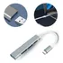 Rub Usb 4 Portas Carregador Led Entrada Tipo C