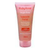 Ruby Rose Argila Rosa Sabonete Facial Hb 324 100ml Momento De Aplicação Dia noite Tipo De Pele Todo Tipo De Pele