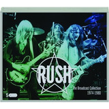 Rush Box 5 Cds The Broadcast Collection 1974 1980 Radio Live