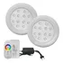 Ry Kit Luminária Piscina 2 Superleds 18w Mais Módulo Rgb Com Fonte 12v