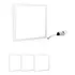 Ry Painel Plafon Sobrepor 4 Unidades 40x40cm Branco-frío De 127/220v