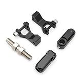 RYTIME Kit De Rebaixamento De Tarugo Dianteiro E Traseiro ATV Compatível Com Yamaha Raptor 660 660R YFM660R 2001 2005 Raptor 700 700R YFM700 2006 2017 Raptor350 2004 2013 Preto