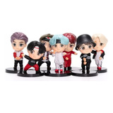 S 2024 Miya Bonecos Bts Tiny Tan Mini Idol Figura 7pcs