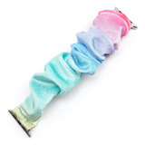 S Alça Scrunchie Para Apple Watch 44mm Elástico E