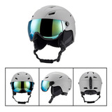 S Capacete De Segurança Snowboard Removível Integrado
