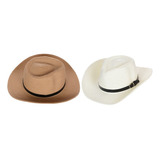 S Chapéu Panamá Fedora Com Aba Grande Dobrável Tecido