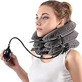 S Dispositivo De Tração Cervical Para Alívio Instantâneo Da Dor No Pescoço Suporte Inflável E Ajustável Para Suporte De Pescoço Travesseiro De Tração De Pescoço Para Uso Doméstico Descompressão Do