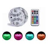 S Led Piscina Luz Decorativa 2pcs Colorido Com Controle